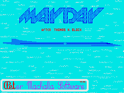 Mayday (1989)(Peter Machala Software)